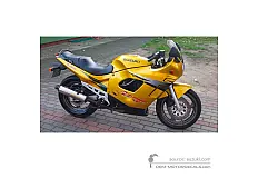 Stickers voor Suzuki GSX600F 1997 - Geel • Suzuki OEM Stickers