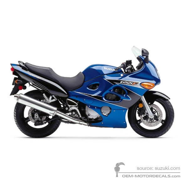 Naklejki do Suzuki GSX600F 2003 - Niebieski • Suzuki Naklejki OEM