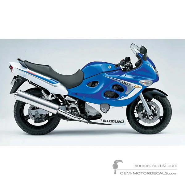Aufkleber für Suzuki GSX600F 2006 - Blau • Suzuki OEM-Aufkleber