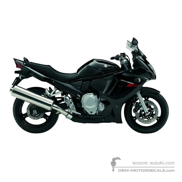Decals for Suzuki GSX650F 2008 - Black • Suzuki OEM Decals