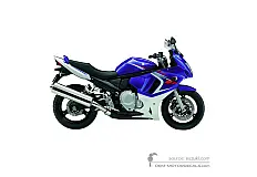 Stickers voor Suzuki GSX650F 2008 - Blauw • Suzuki OEM Stickers