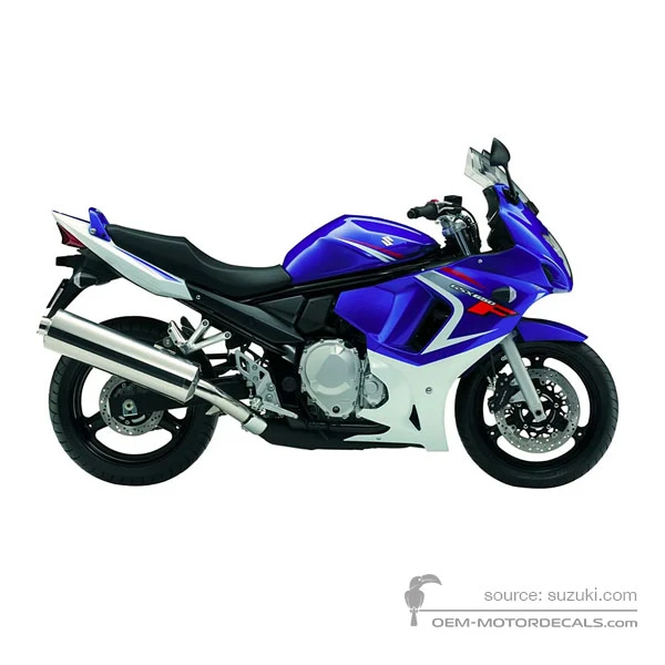 Pegatinas para Suzuki GSX650F 2008 - Azul • Suzuki Pegatinas OEM