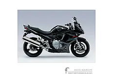 Stickers voor Suzuki GSX650F 2009 - Zwart • Suzuki OEM Stickers