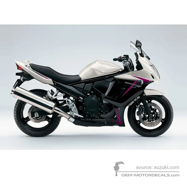 Aufkleber für Suzuki GSX650F 2010 - Weiss • Suzuki OEM-Aufkleber