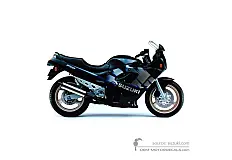 Decals for Suzuki GSX750F 1993 - Black • Suzuki OEM Decals