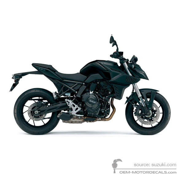 Naklejki do Suzuki GSX8S 2024 - Czarny • Suzuki Naklejki OEM