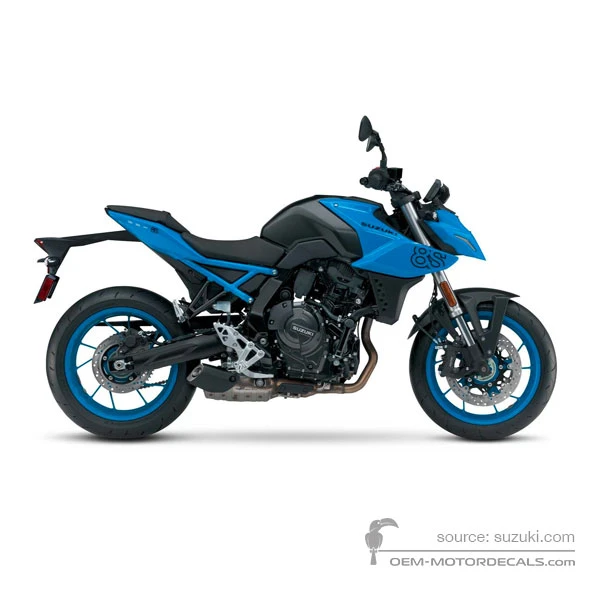 Naklejki do Suzuki GSX8S 2024 - Niebieski • Suzuki Naklejki OEM