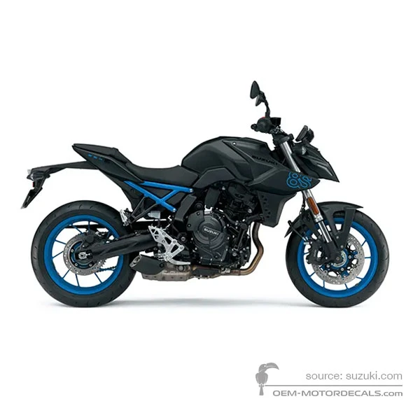 Decals for Suzuki GSX8S 2024 - Black • Suzuki OEM Decals