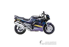Naklejki do Suzuki GSXR1100 1996 - Fioletowy • Suzuki Naklejki OEM