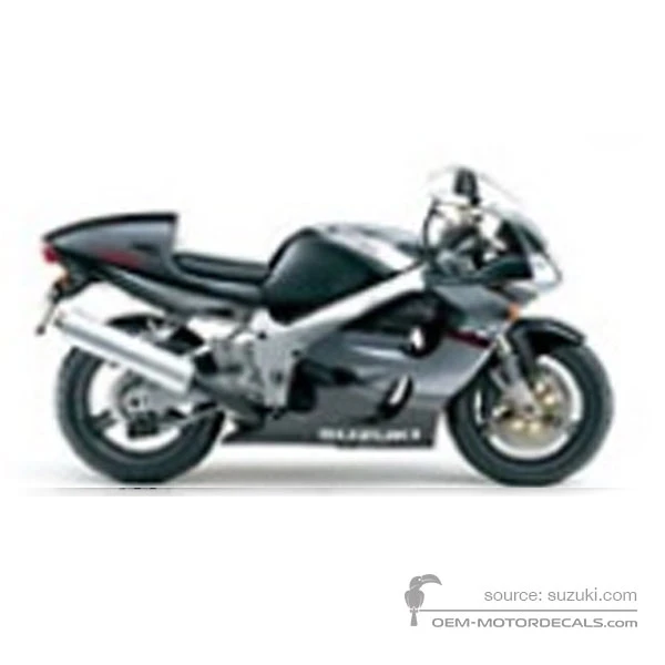 Pegatinas para  - Negro • Suzuki Pegatinas OEM