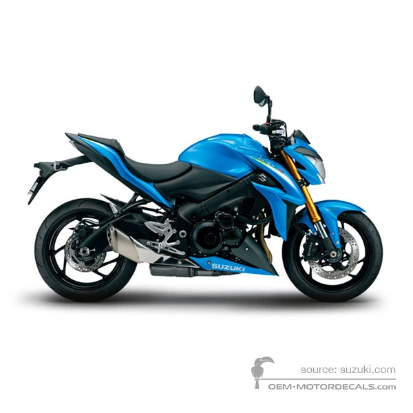 Pegatinas para Suzuki GSXS1000 2016 - Azul • Suzuki Pegatinas OEM