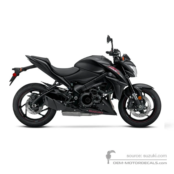 Naklejki do Suzuki GSXS1000 2018 - Czarny • Suzuki Naklejki OEM