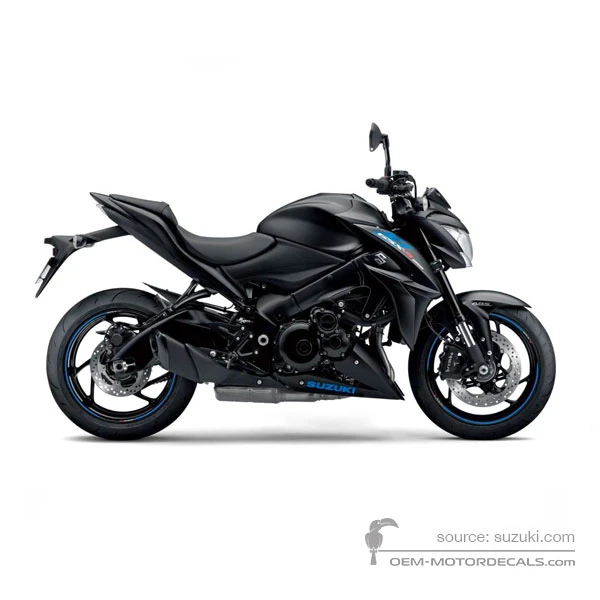 Stickers voor Suzuki GSXS1000 2019 - Zwart • Suzuki OEM Stickers