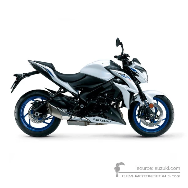 Stickers voor Suzuki GSXS1000 2019 - Wit • Suzuki OEM Stickers