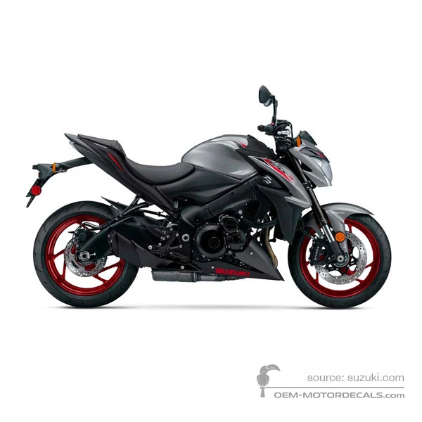 Stickers voor Suzuki GSXS1000 2020 - Grijs • Suzuki OEM Stickers