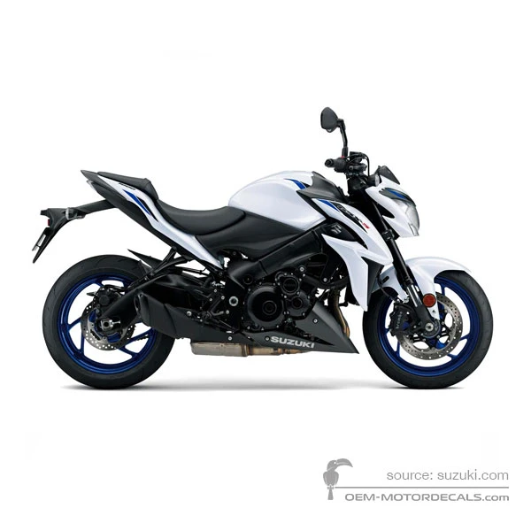 Pegatinas para Suzuki GSXS1000 2020 - Blanco • Suzuki Pegatinas OEM