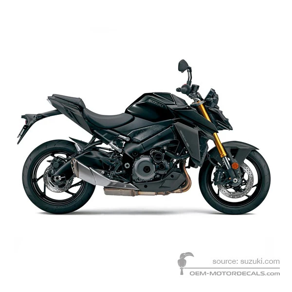 Stickers voor Suzuki GSXS1000 2023 - Zwart • Suzuki OEM Stickers