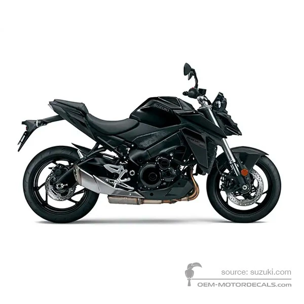 Stickers voor Suzuki GSXS1000 2025 - Zwart • Suzuki OEM Stickers