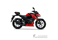 Aufkleber für Suzuki GSXS125 2018 - Schwarz Rot • Suzuki OEM-Aufkleber
