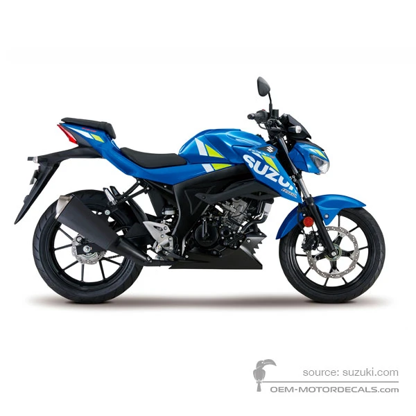 Aufkleber für Suzuki GSXS125 2020 - Blau • Suzuki OEM-Aufkleber