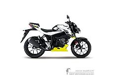 Pegatinas para Suzuki GSXS125 2021 - Amarillo • Suzuki Pegatinas OEM
