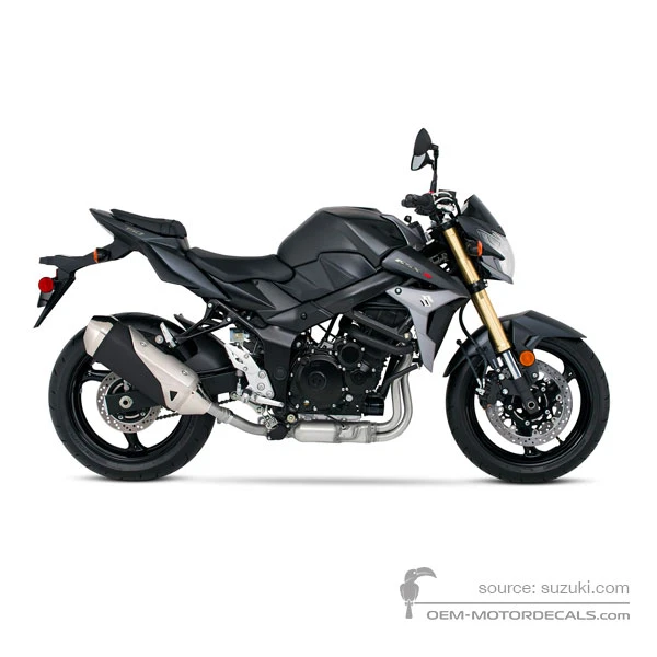 Naklejki do Suzuki GSXS750 2015 - Czarny • Suzuki Naklejki OEM