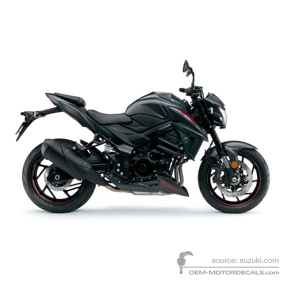 Naklejki do Suzuki GSXS750 2018 - Czarny • Suzuki Naklejki OEM