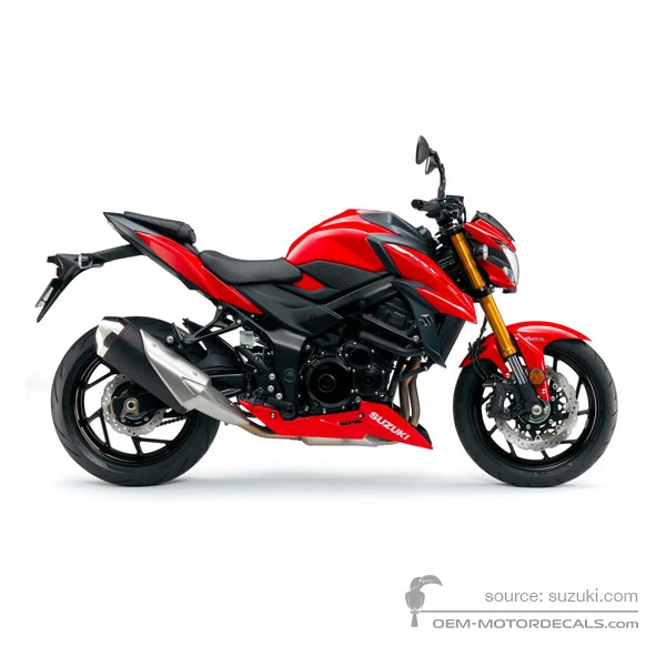 Aufkleber für Suzuki GSXS750 2017 - Rot • Suzuki OEM-Aufkleber