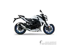 Naklejki do Suzuki GSXS750 2019 - Biały • Suzuki Naklejki OEM