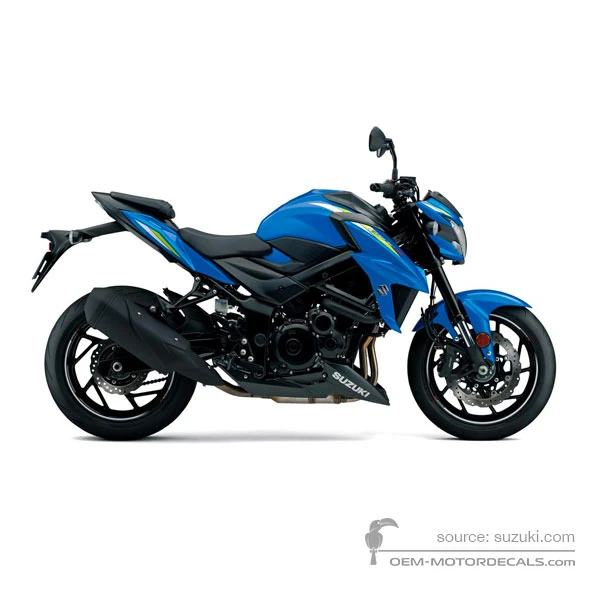 Naklejki do Suzuki GSXS750 2020 - Niebieski • Suzuki Naklejki OEM