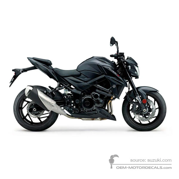 Naklejki do Suzuki GSXS750 2020 - Czarny • Suzuki Naklejki OEM
