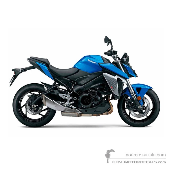 Stickers voor Suzuki GSXS 950 2023 - Blauw • Suzuki OEM Stickers