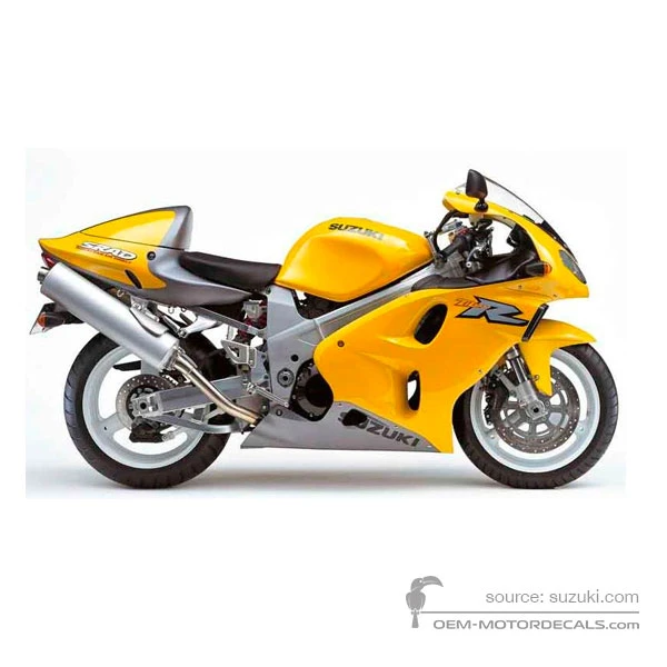 Naklejki do Suzuki TL1000R 1999 - Żółty • Suzuki Naklejki OEM