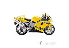 Stickers voor Suzuki TL1000R 2001 - Geel • Suzuki OEM Stickers