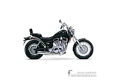 Stickers voor Suzuki VS1400 INTRUDER 1987 - Zwart • Suzuki OEM Stickers