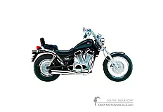 Stickers voor Suzuki VS1400 INTRUDER 1988 - Zwart • Suzuki OEM Stickers