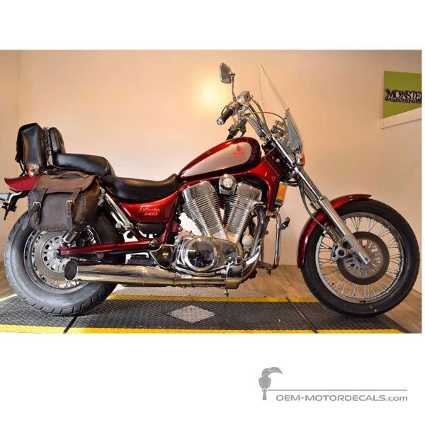 Autocollants pour Suzuki VS1400 INTRUDER 1993 - Rouge • Suzuki Autocollants OEM