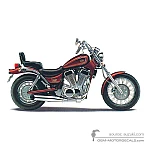 Suzuki VS1400 INTRUDER 1994 - Rot