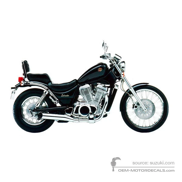 Adesivi per Suzuki VS750 INTRUDER 1988 - Nero • Suzuki Adesivi OEM