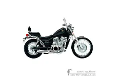 Stickers voor Suzuki VS750 INTRUDER 1989 - Zwart • Suzuki OEM Stickers