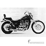 Suzuki VS750 INTRUDER 1990 - Zwart