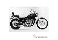 Aufkleber für Suzuki VS750 INTRUDER 1990 - Schwarz • Suzuki OEM-Aufkleber