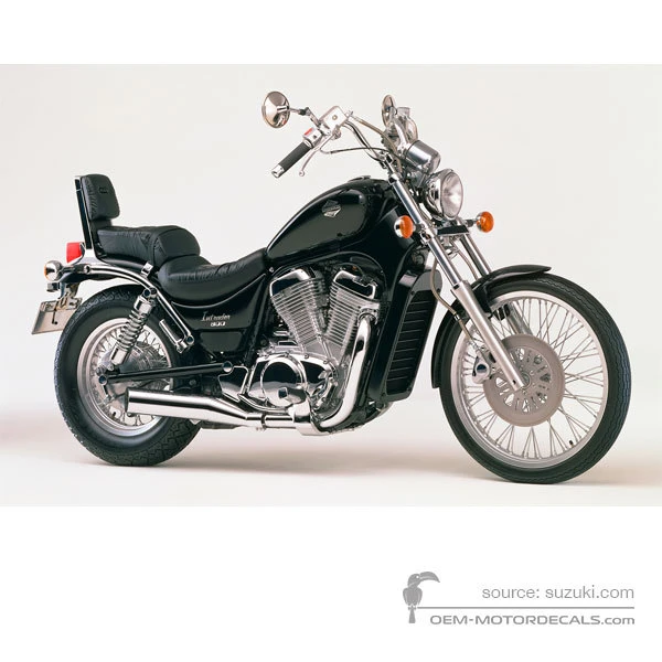 Autocollants pour Suzuki VS800 INTRUDER 1994 - Noir • Suzuki Autocollants OEM