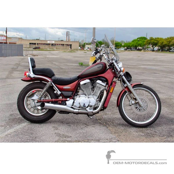 Naklejki do Suzuki VS800 INTRUDER 1996 - Czerwony • Suzuki Naklejki OEM