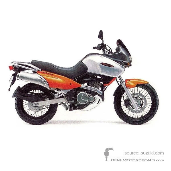 Decals for Suzuki XF650 FREEWIND 1998 - Silver • Suzuki OEM Decals