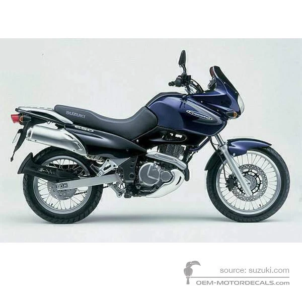 Pegatinas para Suzuki XF650 FREEWIND 2000 - Azul • Suzuki Pegatinas OEM