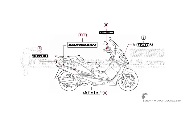 Suzuki AN400 BURGMAN 2001