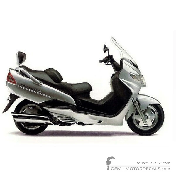 Naklejki do Suzuki AN400 BURGMAN 2002 • Suzuki Naklejki OEM
