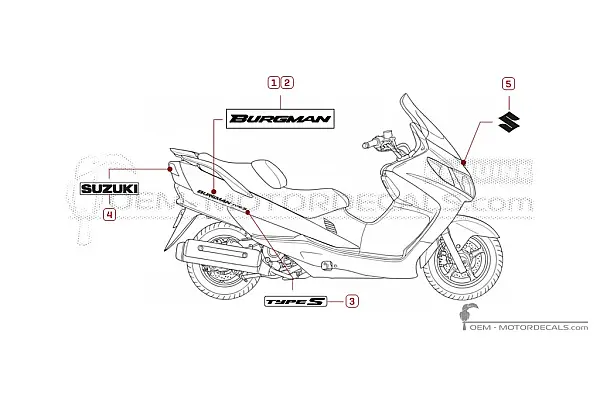 Suzuki AN400 BURGMAN Type S 2006