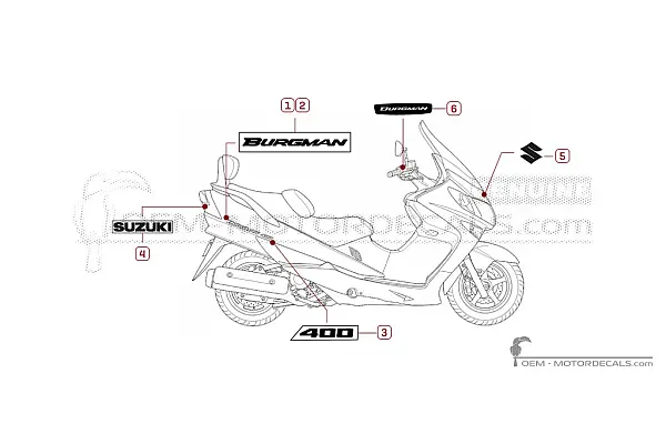 Suzuki AN400 BURGMAN 2006